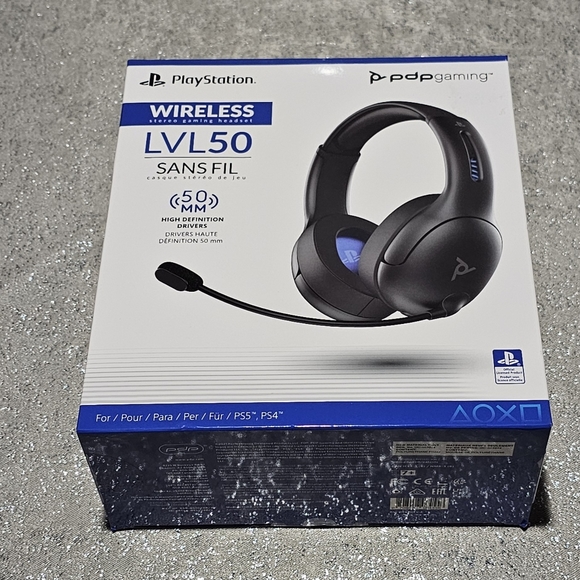 Pdp Gaming Headphones New Pdp Lvl 5 Playstation Wireless Black
